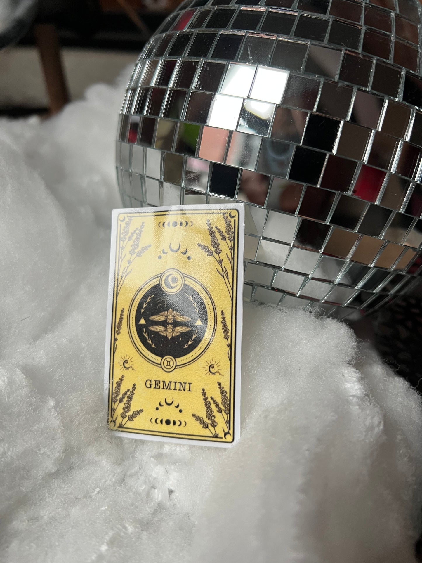 Gemini Tarot Card Zodiac Sticker